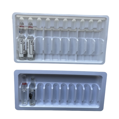 1 ml 2 ml 3 ml enjeksiyon ampulaları kendi kendine yapışkan etiket PET ampulalar tepsi özelleştirme