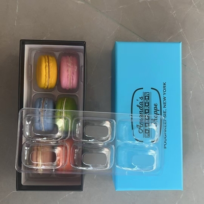 Kare Pasta Paket Kağıt Kutusu Makaron Donut Mousse Tatlı Pişirme Beyaz Karton Kağıt Çikolata Makaron Kutusu