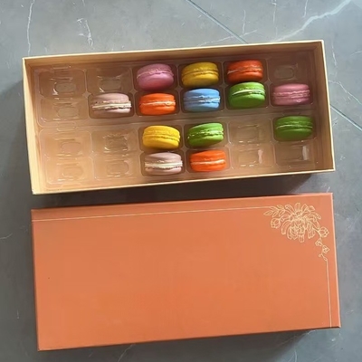 Kare Pasta Paket Kağıt Kutusu Makaron Donut Mousse Tatlı Pişirme Beyaz Karton Kağıt Çikolata Makaron Kutusu