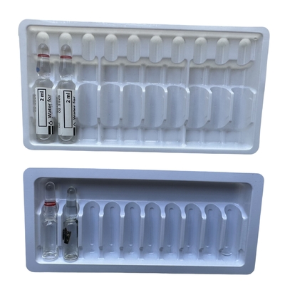 1ml 2ml 3mL Enjeksiyon Ampulası Şişe Kendine yapışkan Etiket PET Ampulası Tepsisi Tam Yapılandırma