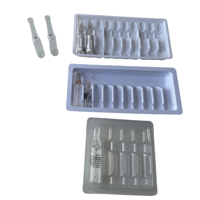 Su Enjeksiyon Paketi 1ml 2ml 3ml Cam Şişe Ampoule Tepsisi Etiket Özel