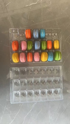 Dikdörtgen 21 Palet Plastik ambalaj Makaron Tepsi Özel