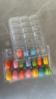 6 palet Plastik ambalaj Makaron tepsisi ambalaj Destek Özel gıda güvenliği