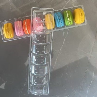 6 palet Plastik ambalaj Makaron tepsisi ambalaj Destek Özel gıda güvenliği