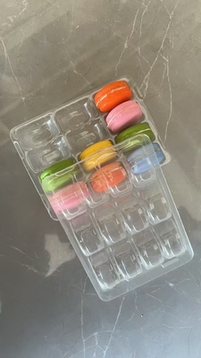 12 Palet Plastik Paketleme Makaron Şeffaf Kutu Paketleme Makaron Tepsisi Paketleme Eşleşen Özelleştirme