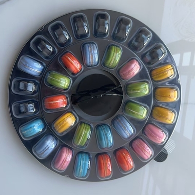 Makaron 33 taneler Paket Şeffaf Makaron Tepsi Paket El Kitabı Kutu Makaron Paketi Taşınabilir Makaron Paketi Şeffaf Kutu Makaron Paketi Şeffaf Kutu Artı Karton Paketi
