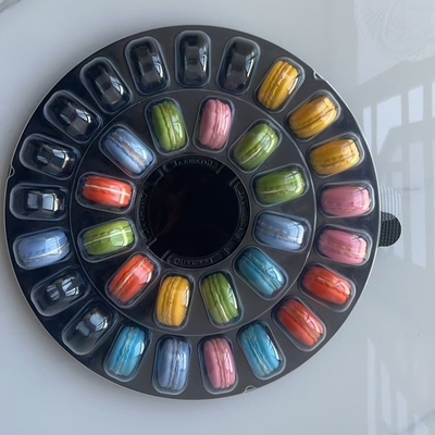 Makaron 33 taneler Paket Şeffaf Makaron Tepsi Paket El Kitabı Kutu Makaron Paketi Taşınabilir Makaron Paketi Şeffaf Kutu Makaron Paketi Şeffaf Kutu Artı Karton Paketi