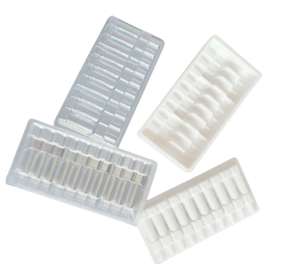 İlaç PET ampül tepsisi su enjeksiyonu 1ml ~ 10ml ampül tepsisi özelleştirme