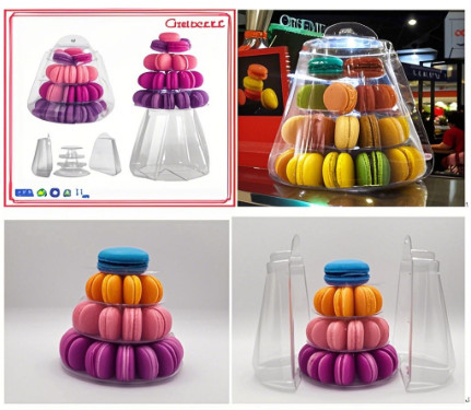 Makaron ambalajı Makaron tepsisi Makaron kağıt kutusu Makaron plastik tepsisi Makaron hediye kutusu Makaron kartonu Makaron 25 paket