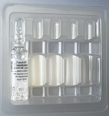 PVC PET kutu tutucusu su enjeksiyonu Tonetto ampul oral sıvı toz enjeksiyon blister ambalaj ilaç ambalaj plastik tepside