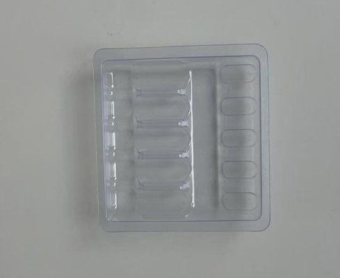 PVC PET kutu tutucusu su enjeksiyonu Tonetto ampul oral sıvı toz enjeksiyon blister ambalaj ilaç ambalaj plastik tepside