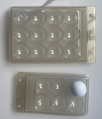 12 golf topu şeffaf ambalaj plastik kutu ambalaj golf topu ambalaj