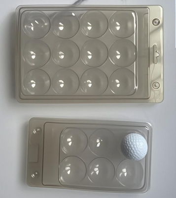 12 golf topu şeffaf ambalaj plastik kutu ambalaj golf topu ambalaj