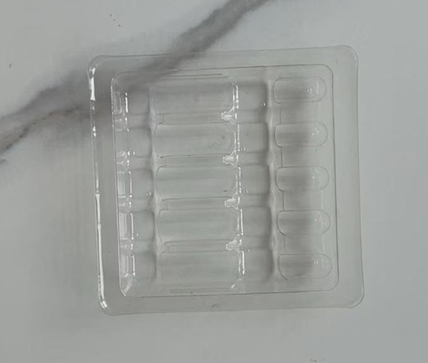 Şeffaf plastik ampül ampül 1 ml, 2 ml, 3 ml, 5 ml, 10 ml plastik şişe tepsisi şişeyi özelleştirilebilir