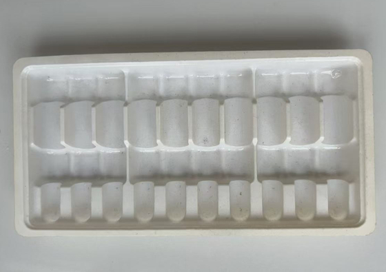 Özel farmasötik ambalaj tek kullanımlık şişe şişe tıbbi plastik tepside ampul şişe
