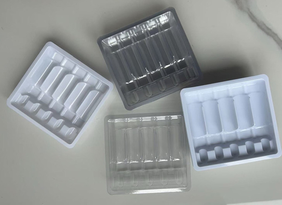 Özel ampül tepsisi ilaç ambalajı Tek kullanımlık blister 5ml ampül ambalajı 5ml ilaç ambalajı 5ml
