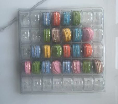 Alışveriş Satışı Makaron Kutusu 12pcs Embossing Baskı İşlemleri