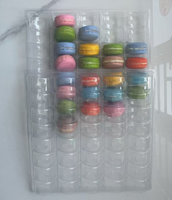 Şeffaf 40 Parça Plastik Makaron Paketleme Makaron servis tepsisi
