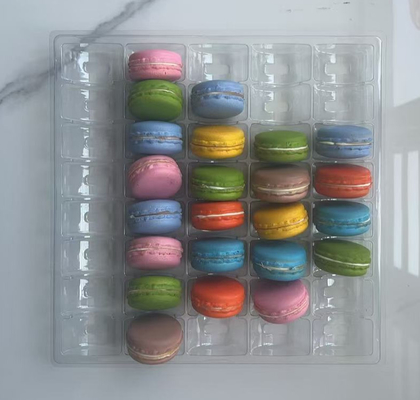 Alışveriş Satışı Makaron Kutusu 12pcs Embossing Baskı İşlemleri