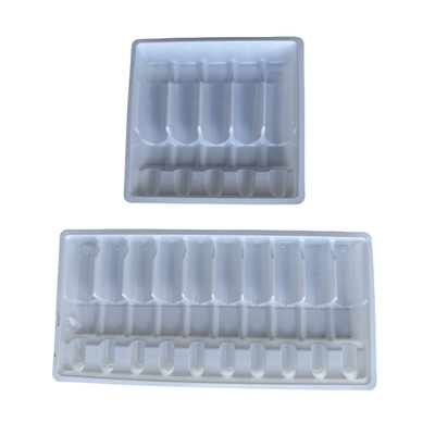 PET polietilen tereftalat ampul tepsisi Özellik 1ml 2ml 5ml 10ml Ampul tepsisi Seçim için çoklu özelliklerle