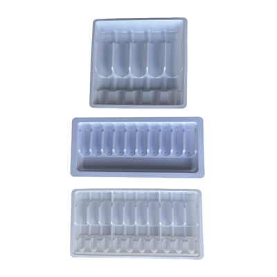PET polietilen tereftalat ampul tepsisi Özellik 1ml 2ml 5ml 10ml Ampul tepsisi Seçim için çoklu özelliklerle