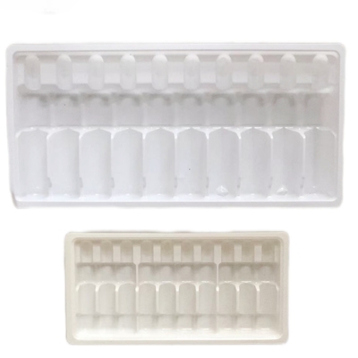 Ürün Ampule Tepsileri 1ml, 2ml, 5ml, 10m Su Enjeksiyon PET Ampule Tepsileri