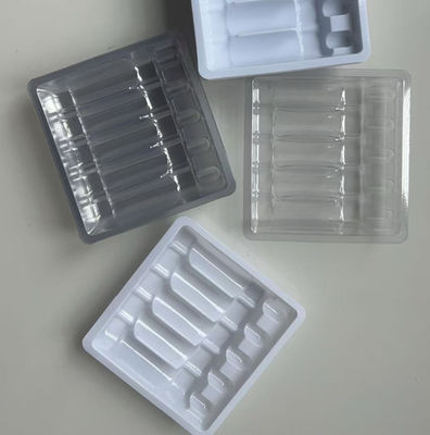 Salata ve sebze ambalajı için biyolojik olarak ayrıştırılabilir 18cm gıda kalitesi PET plastik tepsisi