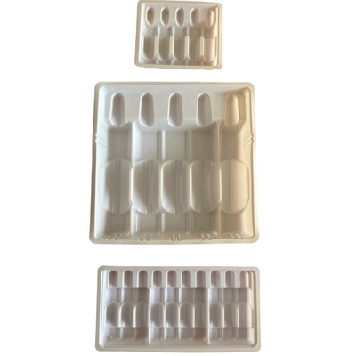 Özel Piyasaya Alınan Drog Ampulet Tepsileri 1ml 2ml 5ml 10m Su Enjeksiyonu PET Ampulet Tepsileri