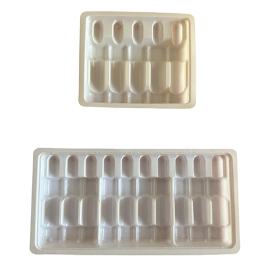 Özel Piyasaya Alınan Drog Ampulet Tepsileri 1ml 2ml 5ml 10m Su Enjeksiyonu PET Ampulet Tepsileri