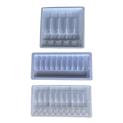 Özel Piyasaya Alınan Drog Ampulet Tepsileri 1ml 2ml 5ml 10m Su Enjeksiyonu PET Ampulet Tepsileri