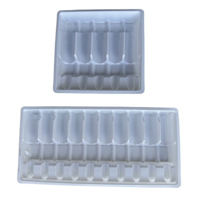 Özel Piyasaya Alınan Drog Ampulet Tepsileri 1ml 2ml 5ml 10m Su Enjeksiyonu PET Ampulet Tepsileri