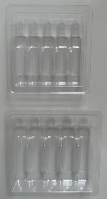 PET Polietilen Tereftalat Ampulet Tepsisi Özellik Satış 1ml 2ml 5ml 10ml Su Enjeksiyon Ampulet Tepsisi Özellik