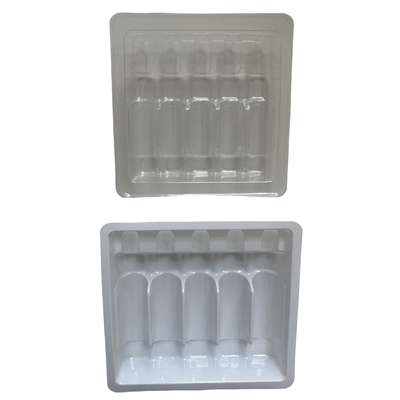PET Polietilen Tereftalat Ampulet Tepsisi Özellik Satış 1ml 2ml 5ml 10ml Su Enjeksiyon Ampulet Tepsisi Özellik