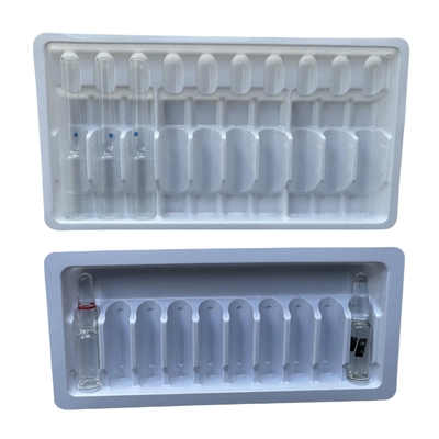 PET Polietilen Tereftalat Ampulet Tepsisi Özellik Satış 1ml 2ml 5ml 10ml Su Enjeksiyon Ampulet Tepsisi Özellik