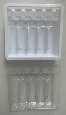 PET Polietilen Tereftalat Ampulet Tepsisi Özel Piyasaya 1ml 2ml 5ml 10ml Su Enjeksiyon Ampulet Tepsisi Özel Paketleme