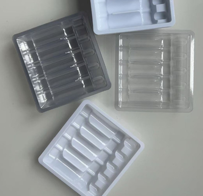 Plastik PVC PET Şeffaf Blister Kutusu Tek kullanımlık oral sıvı kap