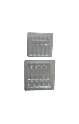 Su Enjeksiyonu için Blister Tepsisi Paketleme 1ml 2ml 5ml 10ml PET Ampul Tepsisi Özelleştirme