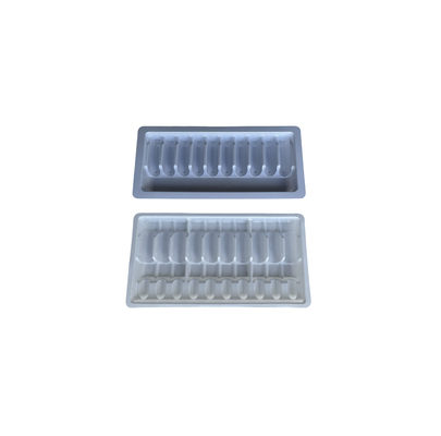 Su Enjeksiyonu için Blister Tepsisi Paketleme 1ml 2ml 5ml 10ml PET Ampul Tepsisi Özelleştirme