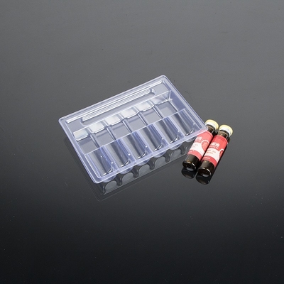 ISO Sertifikası Şişe Ampul Tepsileri Plastik Paket Tepsisi 2ml 3ml 5ml 10ml için