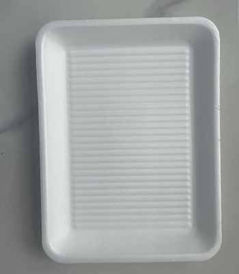 EPS kare taze gıda tepsileri tek bölme modifikasyonlu atmosfer kutuları taze gıda tepsileri