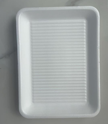 EPS kare taze gıda tepsileri tek bölme modifikasyonlu atmosfer kutuları taze gıda tepsileri