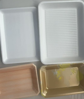 Üretici Tek Kullanımlık Taze Gıda Tepsileri Sebzeler ve Meyveler İçin Şeffaf Plastik Tepsiler