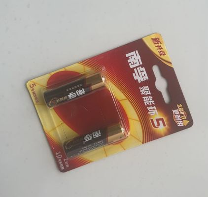 Özelleştirilmiş Boyut Dayanıklı Şeffaf Plastik Blister Ambalaj Pil ve Cep Telefonu PVC Blister Ambalaj