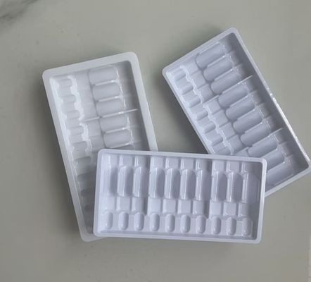 Custom 3ml Ampoule Packaging Tray - Cardboard, 14.3x7.3cm