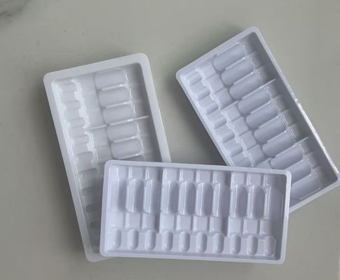 Custom 10ml Ampoule Packaging Tray - Cardboard Embossed Surface