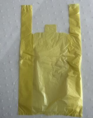 Süpermarketler için yüksek darbe direnci olan ve geri dönüştürülebilir özel logo HDPE alışveriş torbaları