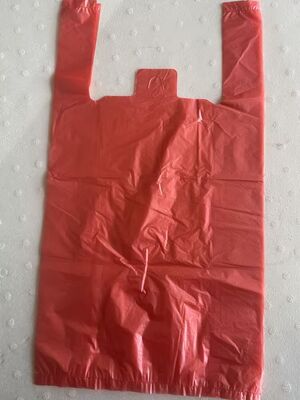 Customized HDPE Portable Plastic Bag with High Impact Resistance and Recyclable Material