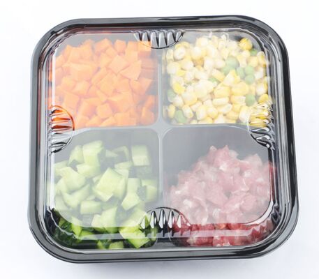 Customized Design Recyclable PET Fruit Packaging Box with Heat Sealing for Perfect Protection