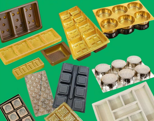 Gıda ambalajı için özel baskı ve şeffaf tasarımla çevre dostu makarna plastik tepsisi