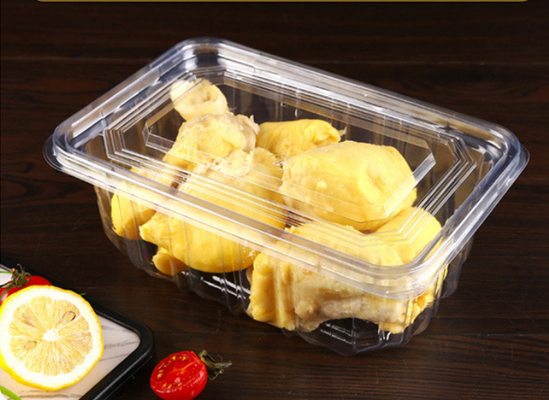 Özelleştirilebilir Tasarım Tek Kullanımlık Plastik Tepsi ve Geri Dönüştürülebilir PET ve Isı Yalıtımlı Makaron Ambalaj Kutusu